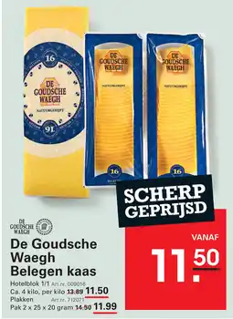 Sligro De Goudsche Waegh Belegen kaas aanbieding