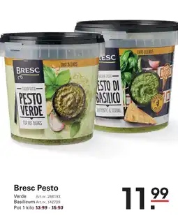 Sligro Bresc Pesto aanbieding