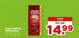PLUS Douwe egberts koffiebonen aanbieding