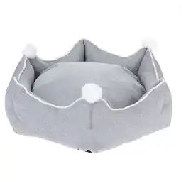 Zooplus Kattenbed Crown ca. 60x60x20cm grijs Kat aanbieding