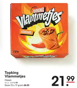 Sligro Topking Vlammetjes aanbieding