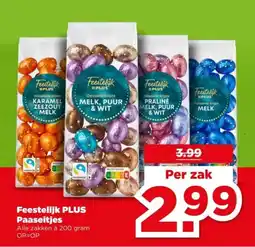 PLUS Feestelijk plus paaseitjes aanbieding