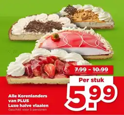 PLUS Alle korenlanders van PLUS luxe halve vlaaien aanbieding