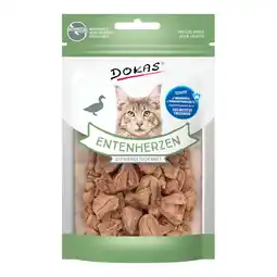 Zooplus Dokas gevriesdroogde eendenharten kattensnacks 15g aanbieding