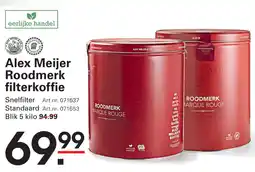 Sligro Alex Meijer Roodmerk filterkoffie aanbieding