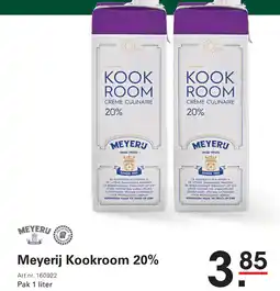 Sligro Meyerij Kookroom 20% aanbieding