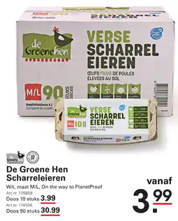 Sligro De Groene Hen Scharreleieren aanbieding
