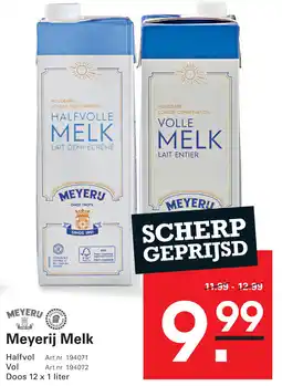 Sligro Meyerij Melk aanbieding