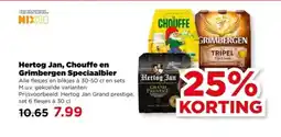 PLUS Hertog jan chouffe en grimbergen speciaalbier aanbieding