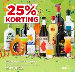PLUS Diverse party- en shotlikeuren aanbieding
