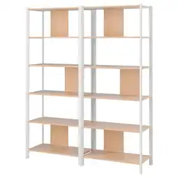 IKEA JÄttesta boekenkast, wit, hout, modern minimalistisch design aanbieding