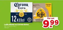 PLUS Leffe Blond en Corona Extra aanbieding