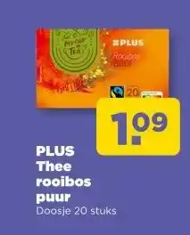 PLUS PLUS Thee rooibos puur aanbieding