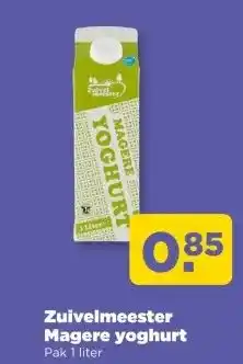 PLUS Zuivelmeester Magere yoghurt aanbieding