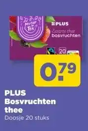 PLUS PLUS Bosvruchten thee aanbieding