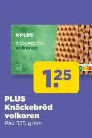 PLUS PLUS Knäckebröd volkoren aanbieding