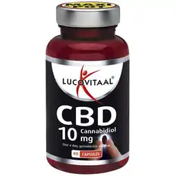 Trekpleister Lucovitaal CBD 10mg Cannabidiol Capsules aanbieding