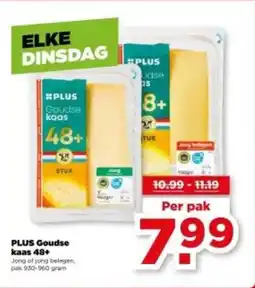 PLUS PLUA goudse kaas 48+ aanbieding