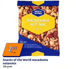Action Snacks of the World macadamia aanbieding