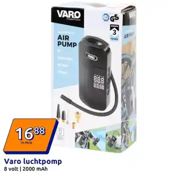 Action Varo luchtpomp aanbieding