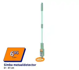 Action Simba metaaldetector aanbieding