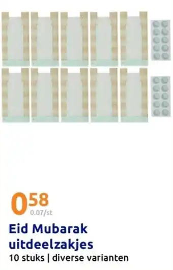 Action Eid Mubarak uitdeelzakjes aanbieding