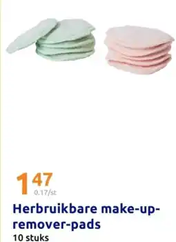 Action Herbruikbare make-up- remover-pads aanbieding