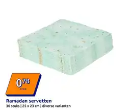 Action Ramadan servetten aanbieding