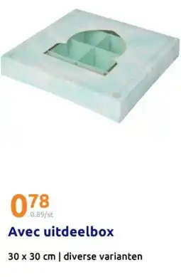 Action Avec uitdeelbox aanbieding