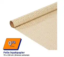 Action Folie inpakpapier aanbieding