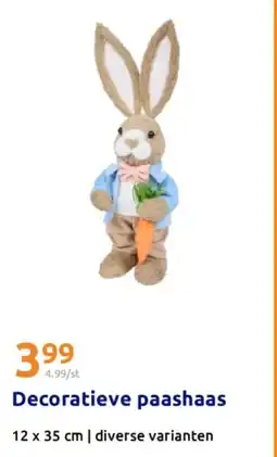 Action Decoratieve paashaas aanbieding