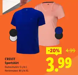 Lidl CRIVIT Sportshirt aanbieding