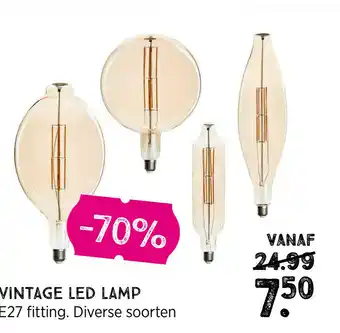 Xenos Vintage led lamp aanbieding