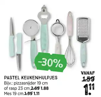 Xenos Pastel keukenhulpjes 19cm aanbieding