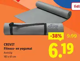 Lidl CRIVIT Fitness- en yogamat aanbieding