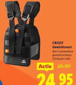Lidl CRIVIT Gewichtsvest aanbieding