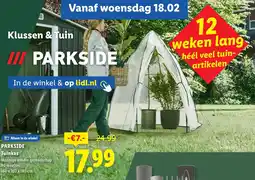Lidl PARKSIDE Tuinkas aanbieding