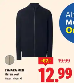 Lidl ESMARA MEN Heren vest aanbieding