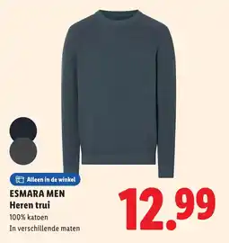 Lidl ESMARA MEN Heren trui aanbieding