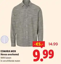 Lidl ESMARA MEN Heren overhemd aanbieding