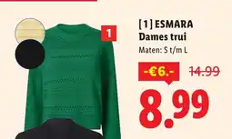 Lidl Dames trui aanbieding
