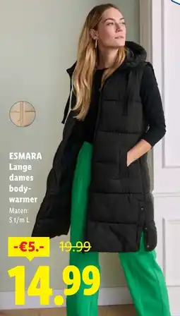Lidl Lange dames body- warmer aanbieding