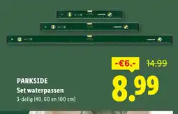 Lidl Set waterpassen aanbieding