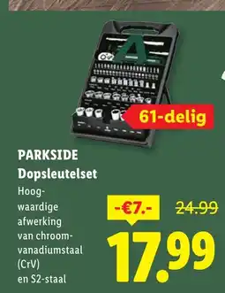 Lidl Dopsleutelset aanbieding