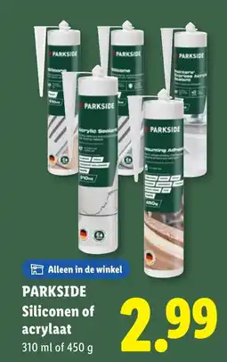 Lidl Siliconen of acrylaat aanbieding