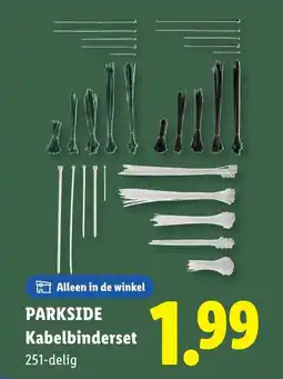 Lidl Kabelbinderset aanbieding