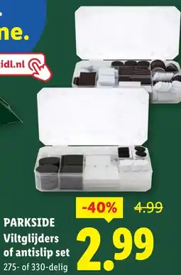 Lidl Viltglijders of antislip set aanbieding