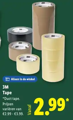 Lidl 3M Tape aanbieding