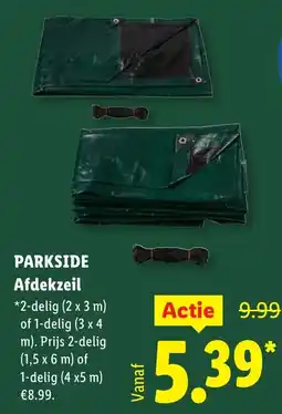 Lidl PARKSIDE Afdekzeil aanbieding