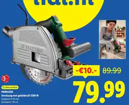 Lidl Invalzaag met geleiderail aanbieding